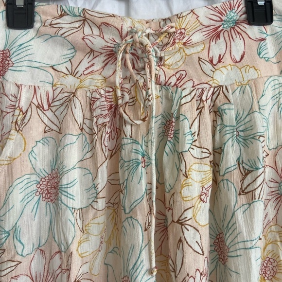 Ripcurl Skirt Floral Tied Beach Coastal Cow girl Size Medium - Picture 7 of 11